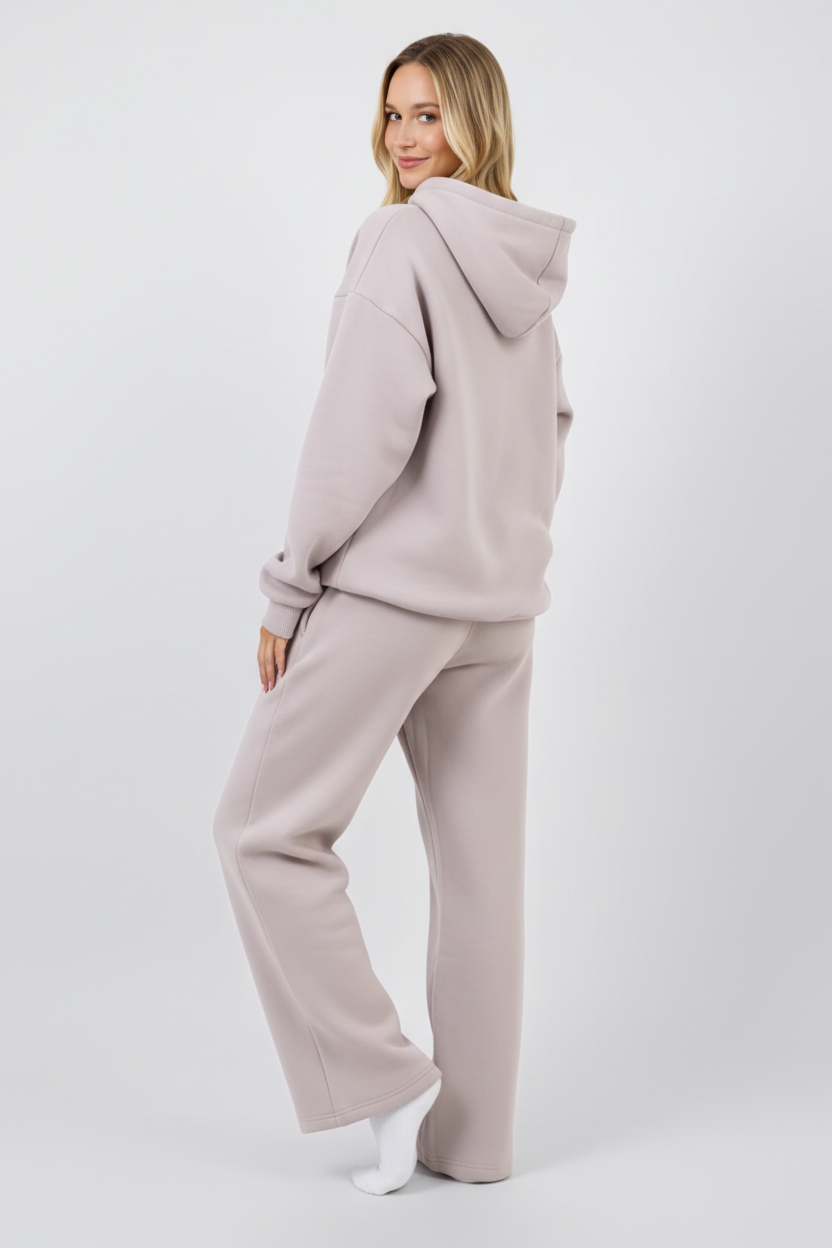 Gerade Sweatpants mit elastischem Bund