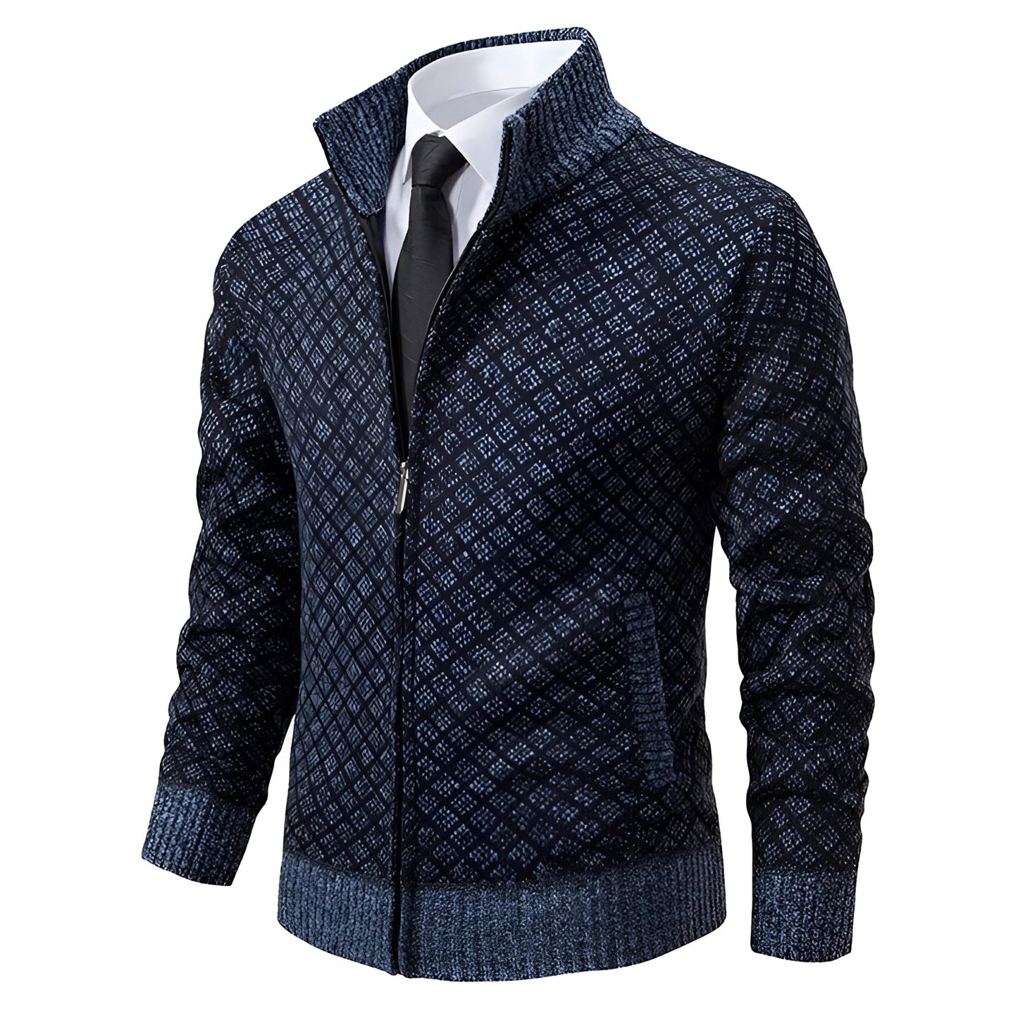 Moderne Winterjacke mit Zipper - Lars