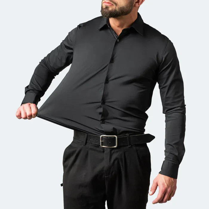 Elegantes Herrenhemd Stretch Komfort Pflegeleicht