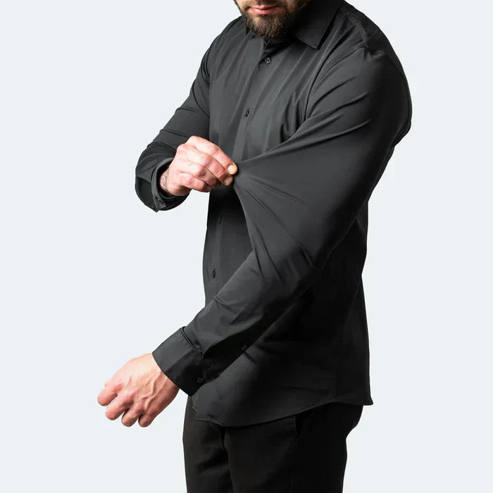 Elegantes Herrenhemd Stretch Komfort Pflegeleicht