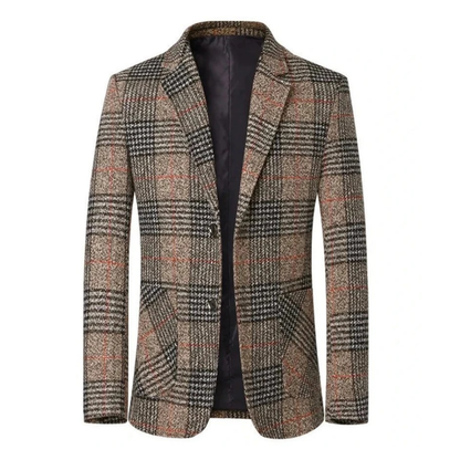 Herren Blazer Elegant Tweed Modern Slim Fit - BerlinGlamour