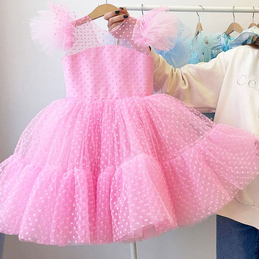 Kinderkleid Geburtstagskleid Sommer Prinzessin - BerlinGlamour