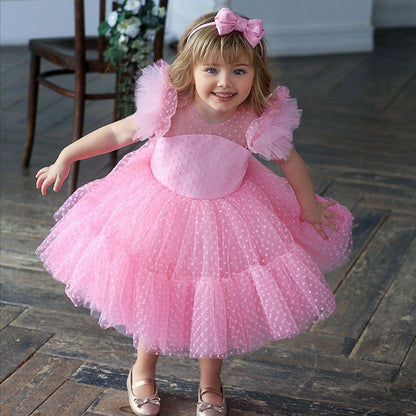 Kinderkleid Geburtstagskleid Sommer Prinzessin