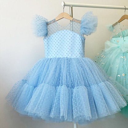 Kinderkleid Geburtstagskleid Sommer Prinzessin