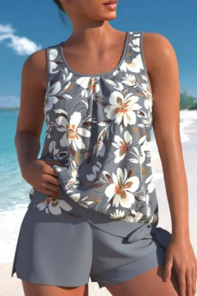 Tankini Satz Damen Bauchfrei Schwimmen - BerlinGlamour