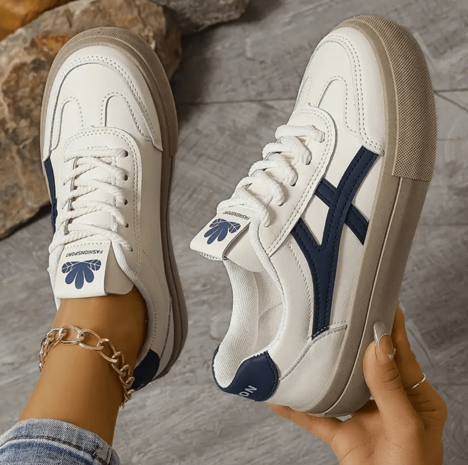 Orthopädische Damen Sneaker Bequem Trendy Schuhe
