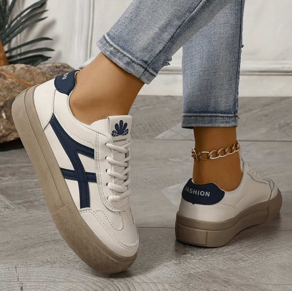 Orthopädische Damen Sneaker Bequem Trendy Schuhe