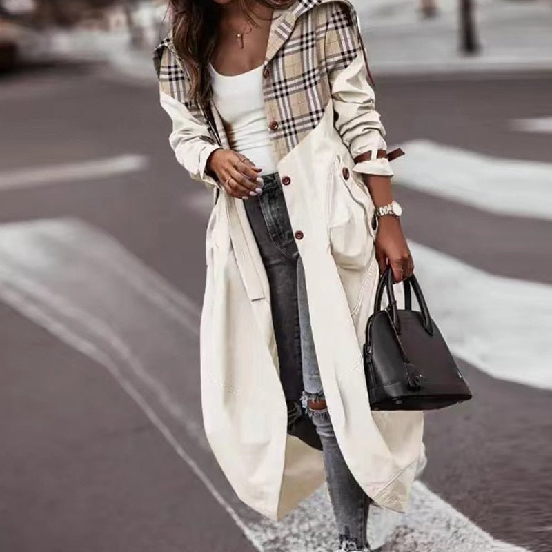 Klassischer Trenchcoat Damen Zeitlos Elegant