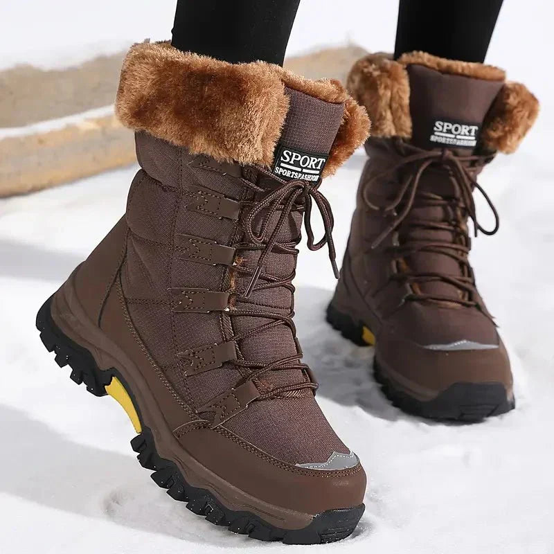 Wasserdichte Winterstiefel Rutschfest Warme Damenstiefel - BerlinGlamour