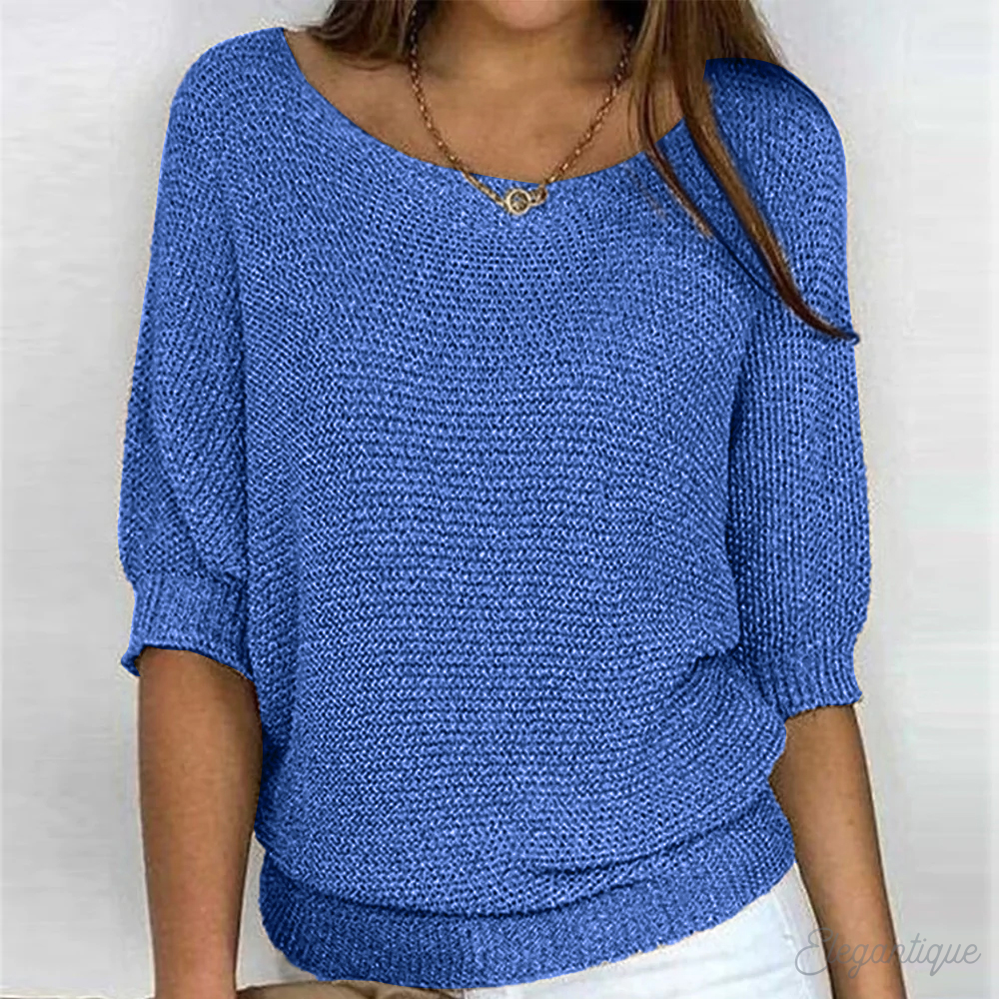 Leichter Sommerpullover Modern Frauen