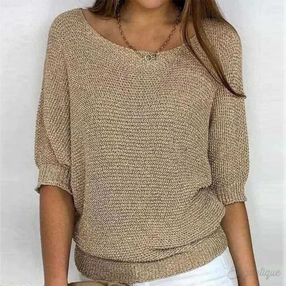 Damen Pullover Elegantes Design - BerlinGlamour