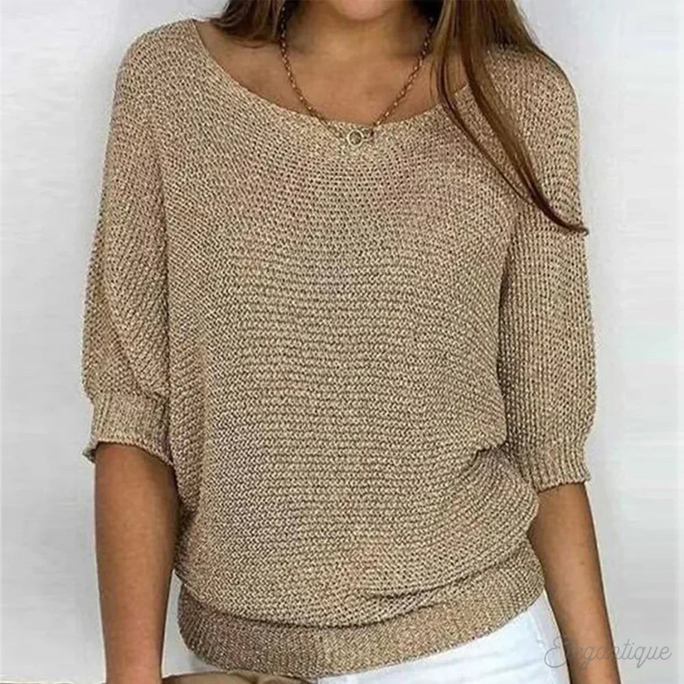 Damenpullover Strick Lässig Bequem Stylisch - BerlinGlamour