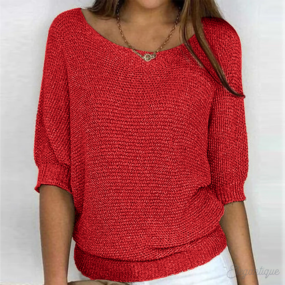 Leichter Sommerpullover Modern Frauen - BerlinGlamour
