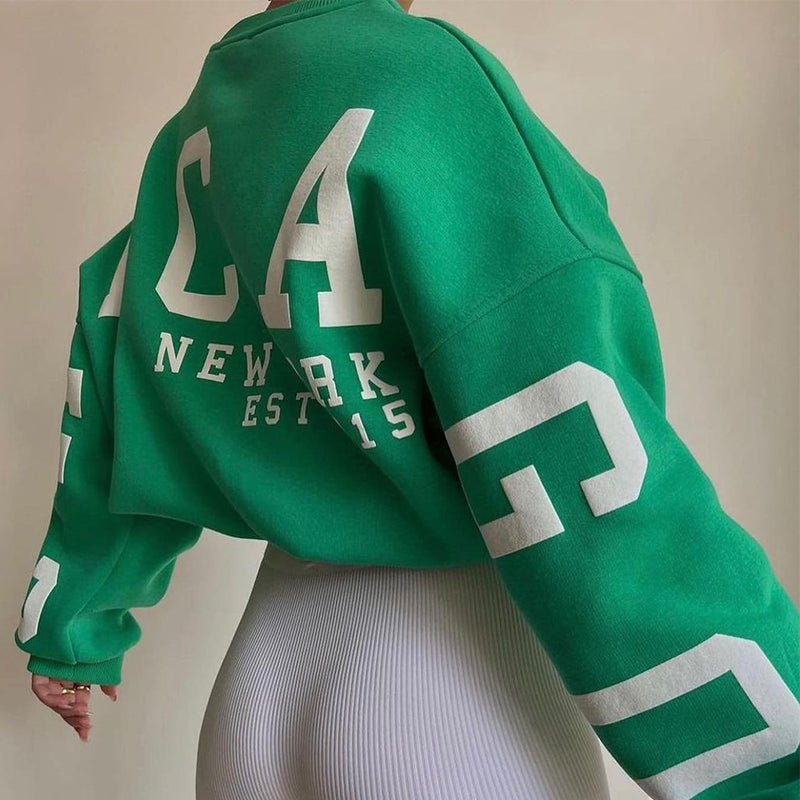 Damen Pullover Oversize Modern Großgröße