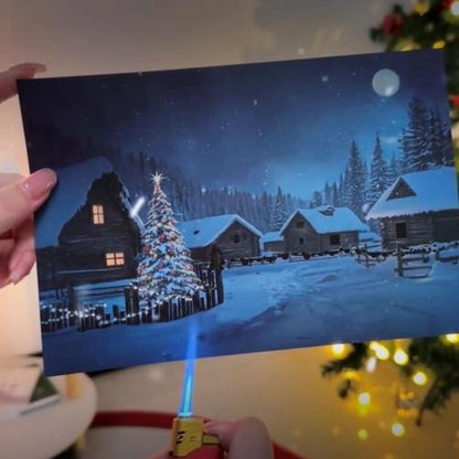 Weihnachtsdeko Leuchtende LED Karte Berlin