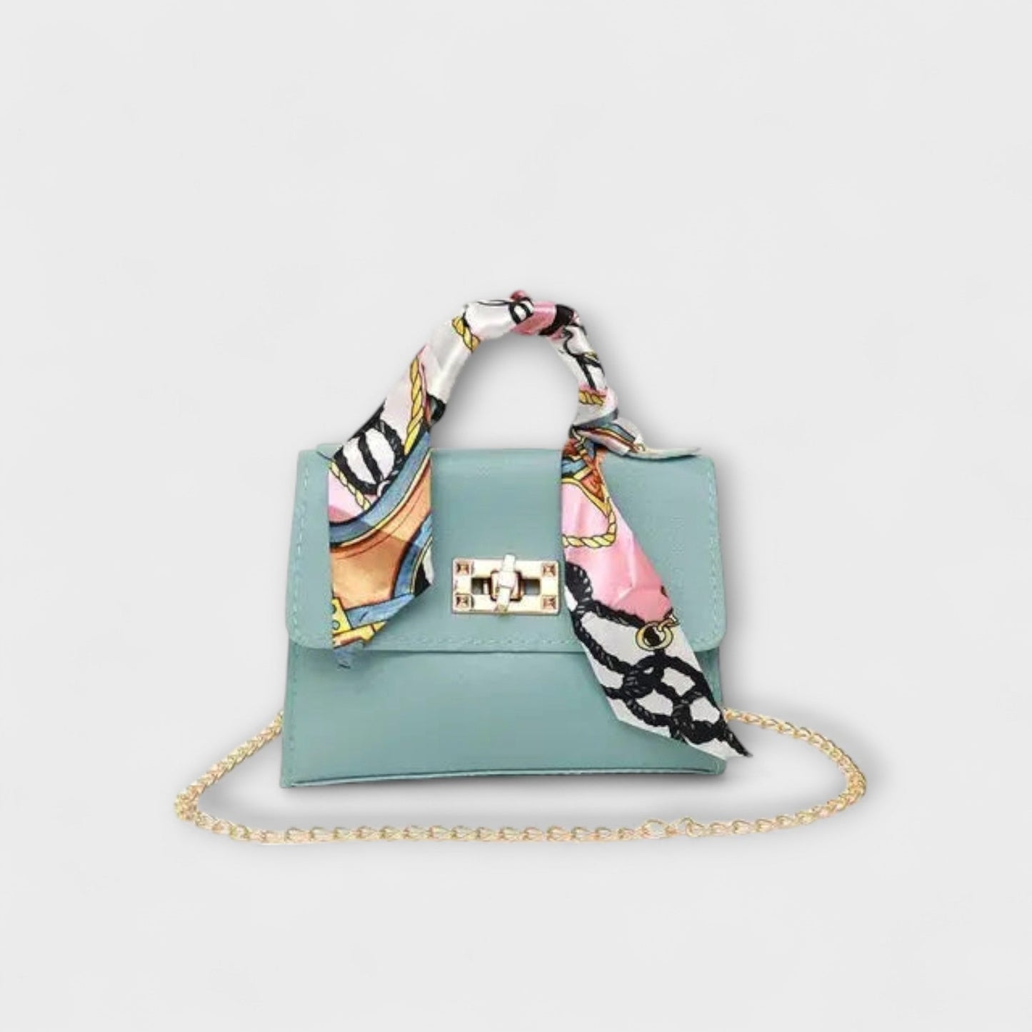 Elegante Damenhandtasche mit Ketten Schulterriemen