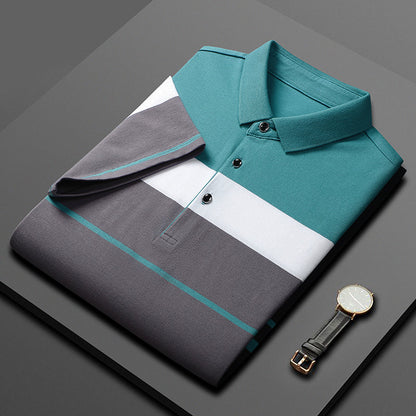 Herren Polo klassisch modern mit V-Ausschnitt