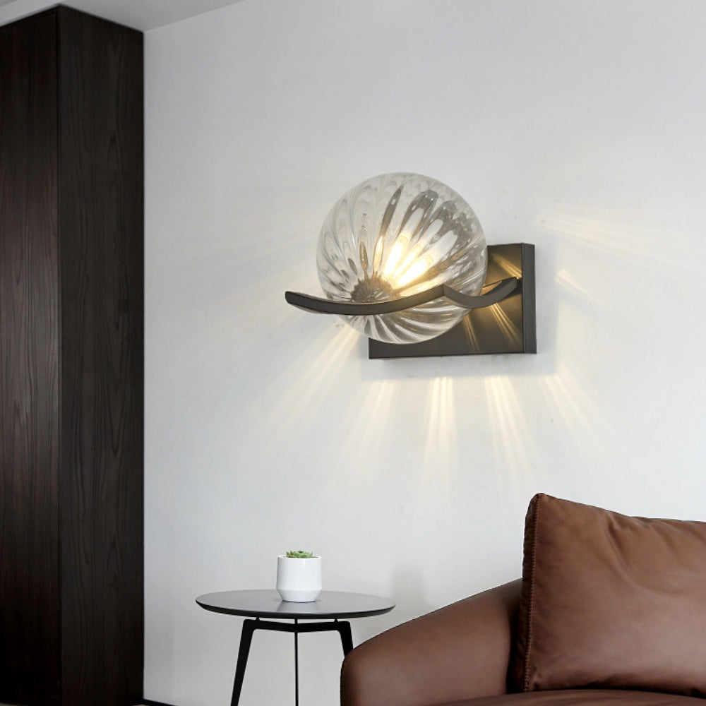 Moderne LED Glas Wandlampe Dimmbar Berlin