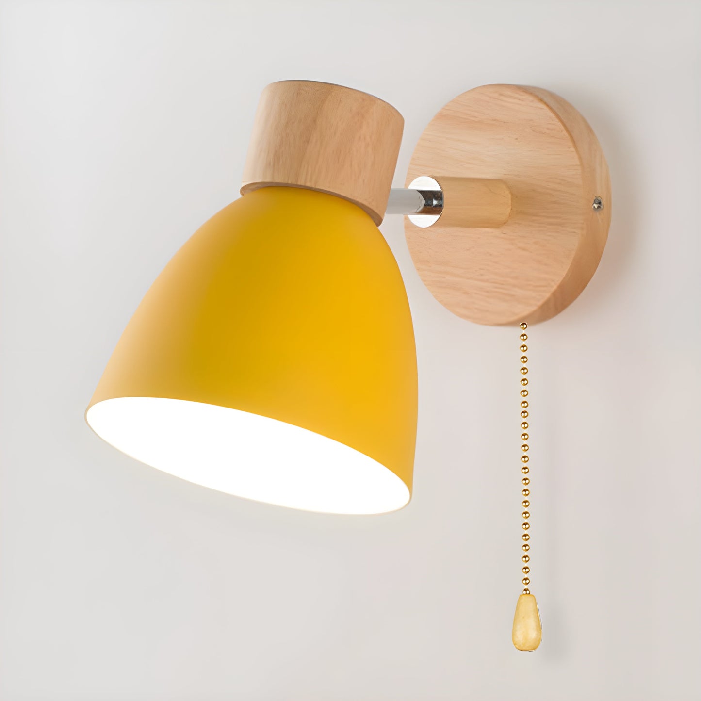 Norwegische Holzwandlampe Schlafzimmer Lampe Dimmbar