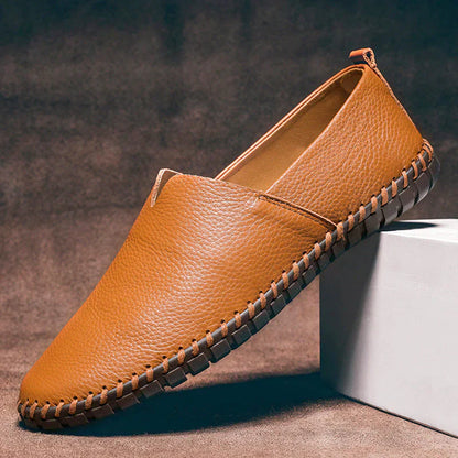 Elegante Herren Loafer aus echtem Leder Schwarz