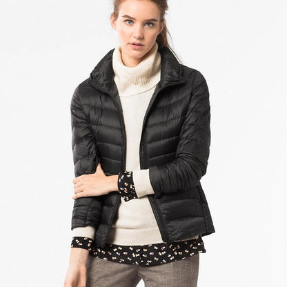 Leichte Daunenjacke Damen Winterjacke Elegant