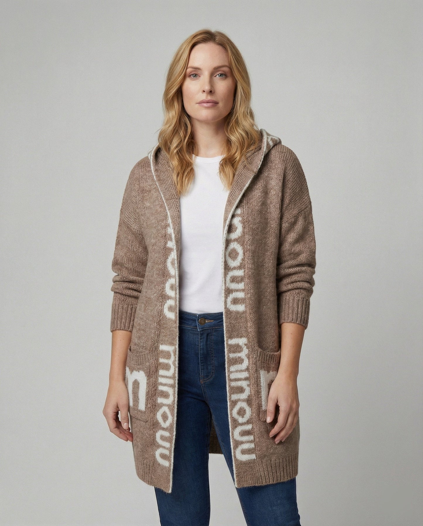 Übergrößer Pullover Dicker Statement Druck Trendy - BerlinGlamour