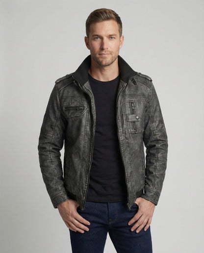 Schwarz Kurzjacke Damen Modern