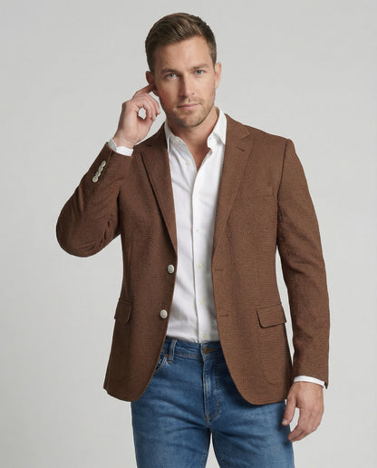 Herren Blazer Slim Fit Modern Schlank