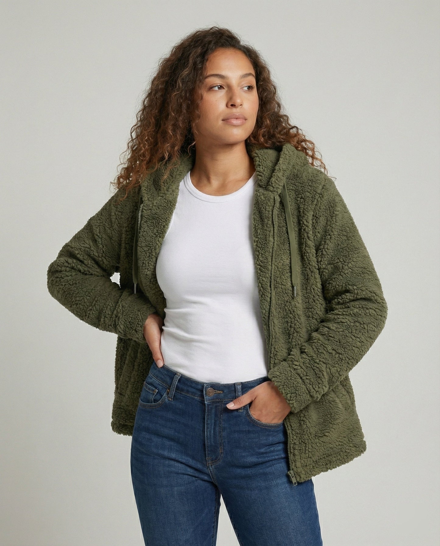 Kapuze Damen Herbst Winter Warm