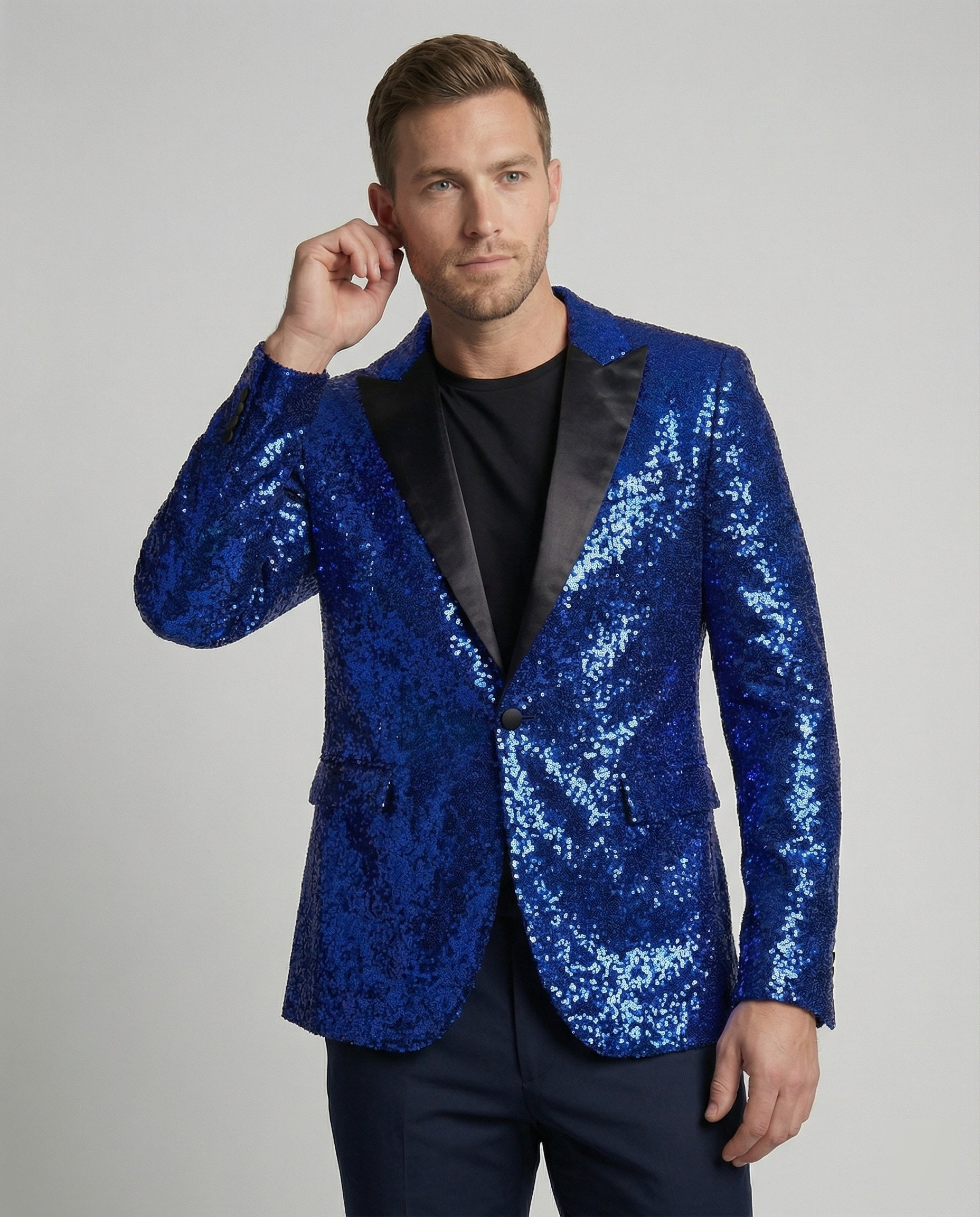 Glamour Blazer Pailletten Damen Jacke - BerlinGlamour
