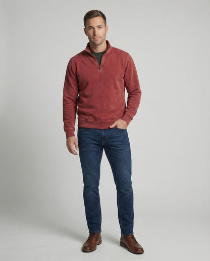 Warmer Fleecepullover Herren Weich Bequem