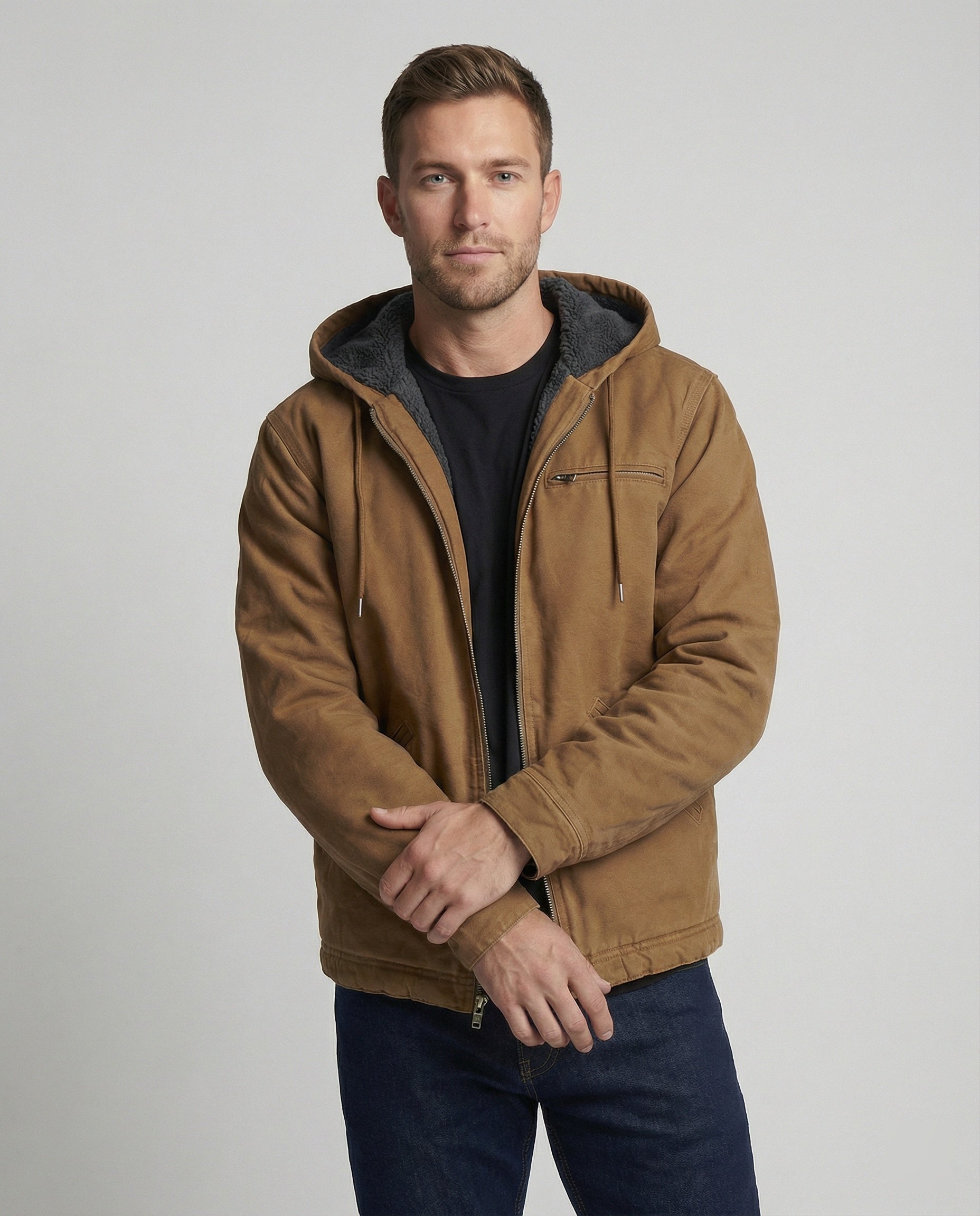 Herren Winterjacke Warm Isoliert Elegante - BerlinGlamour