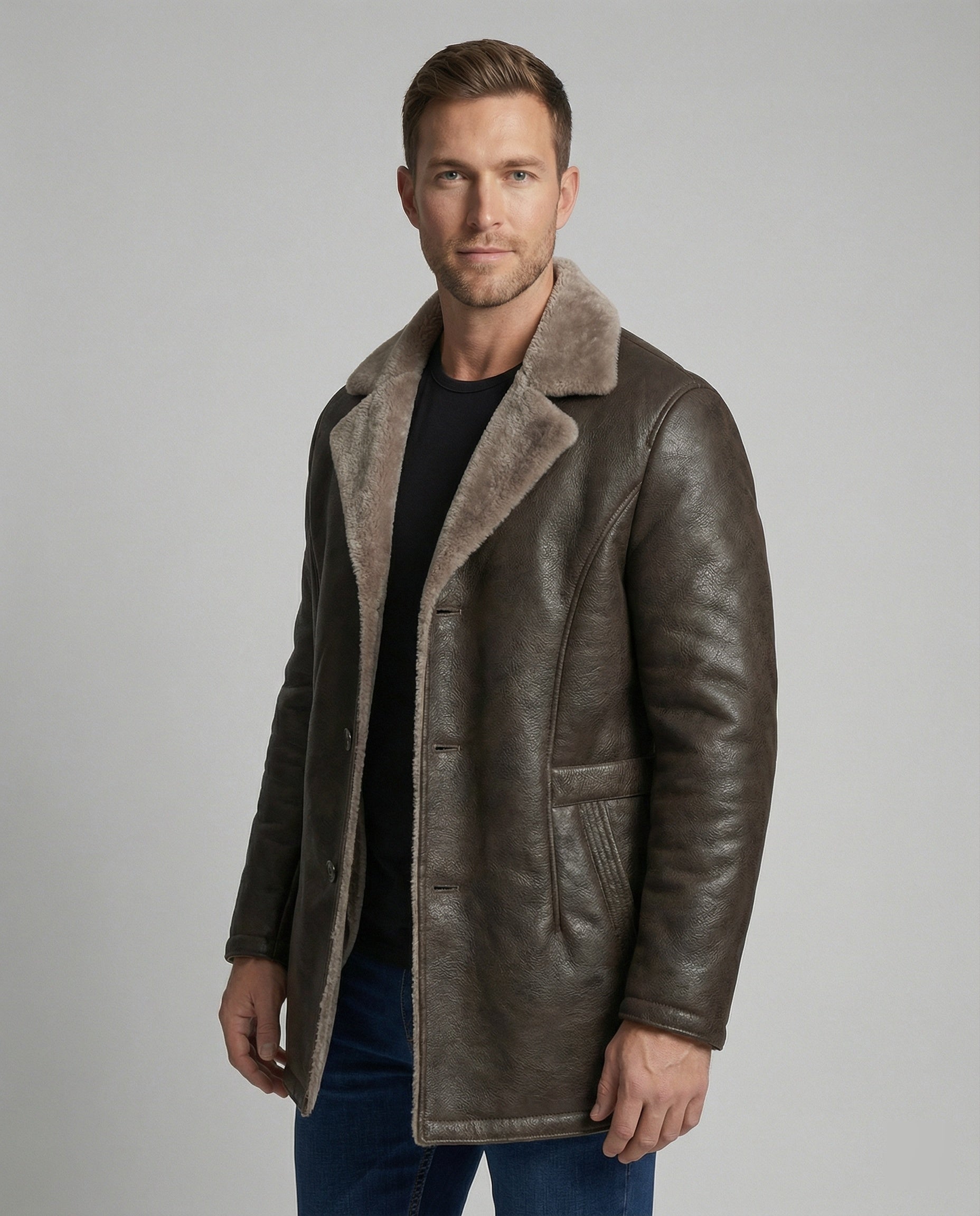 Herren Fleecejacke Warm Modern Sportlich - BerlinGlamour