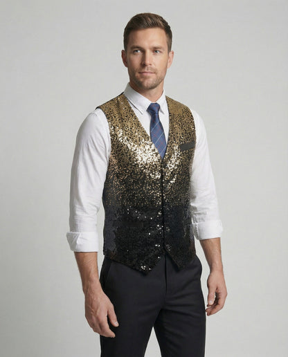 Glitzernde Paillettenweste Damen - BerlinGlamour