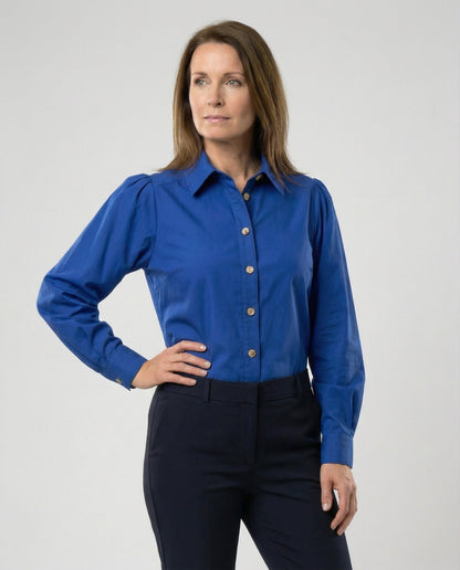 Damen Bluse Elegante Puffärmel Bluse Damen Oberteil