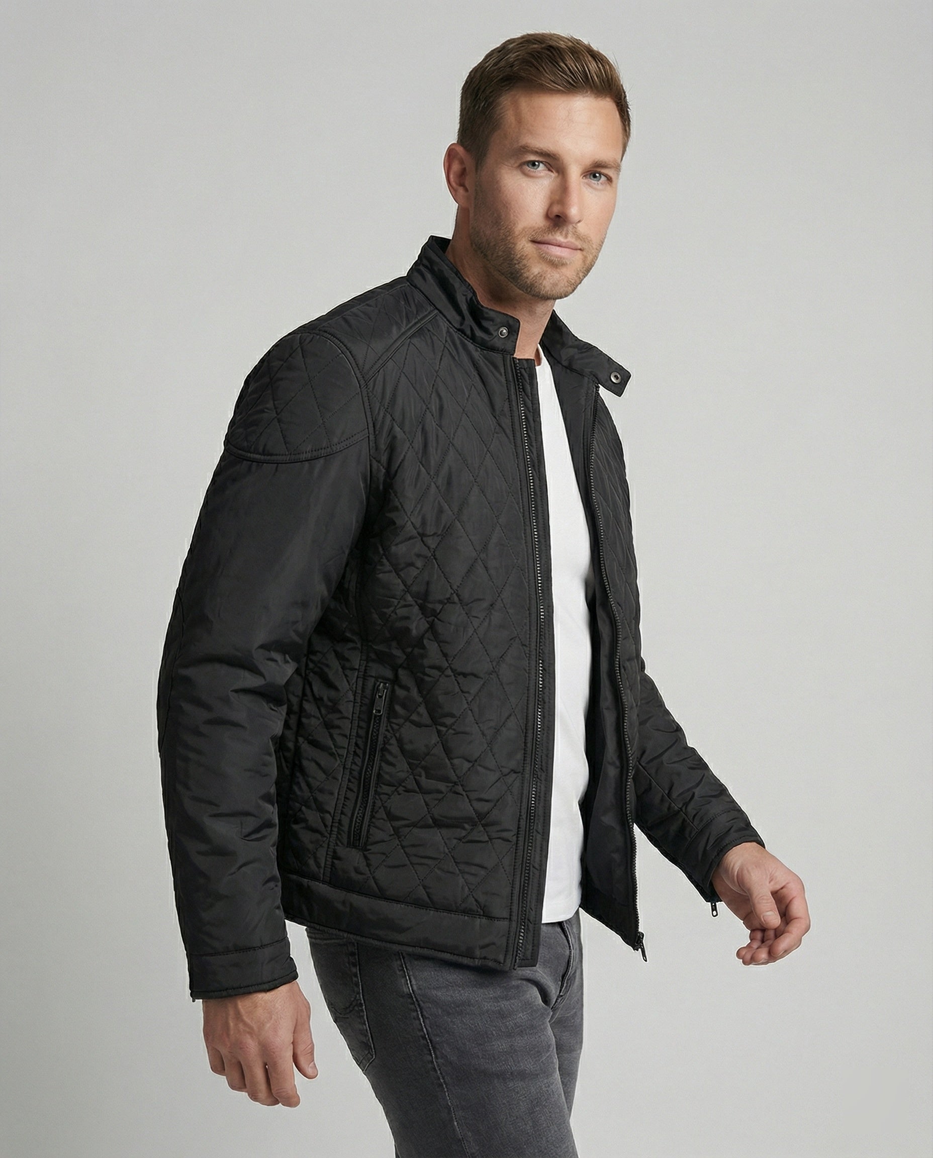 Moderner Karo Parka Jacke Herren - BerlinGlamour