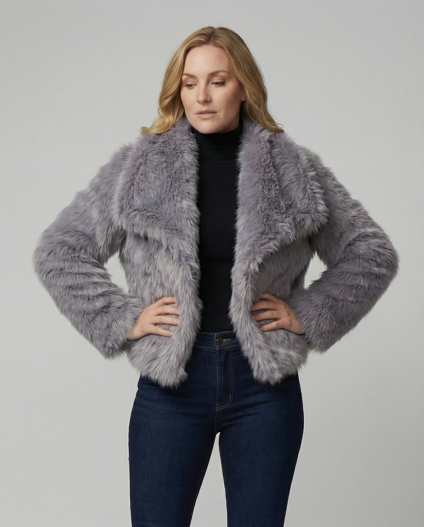 Fuchsfelljacke Streetstyle Luxus Mantel Damen - BerlinGlamour