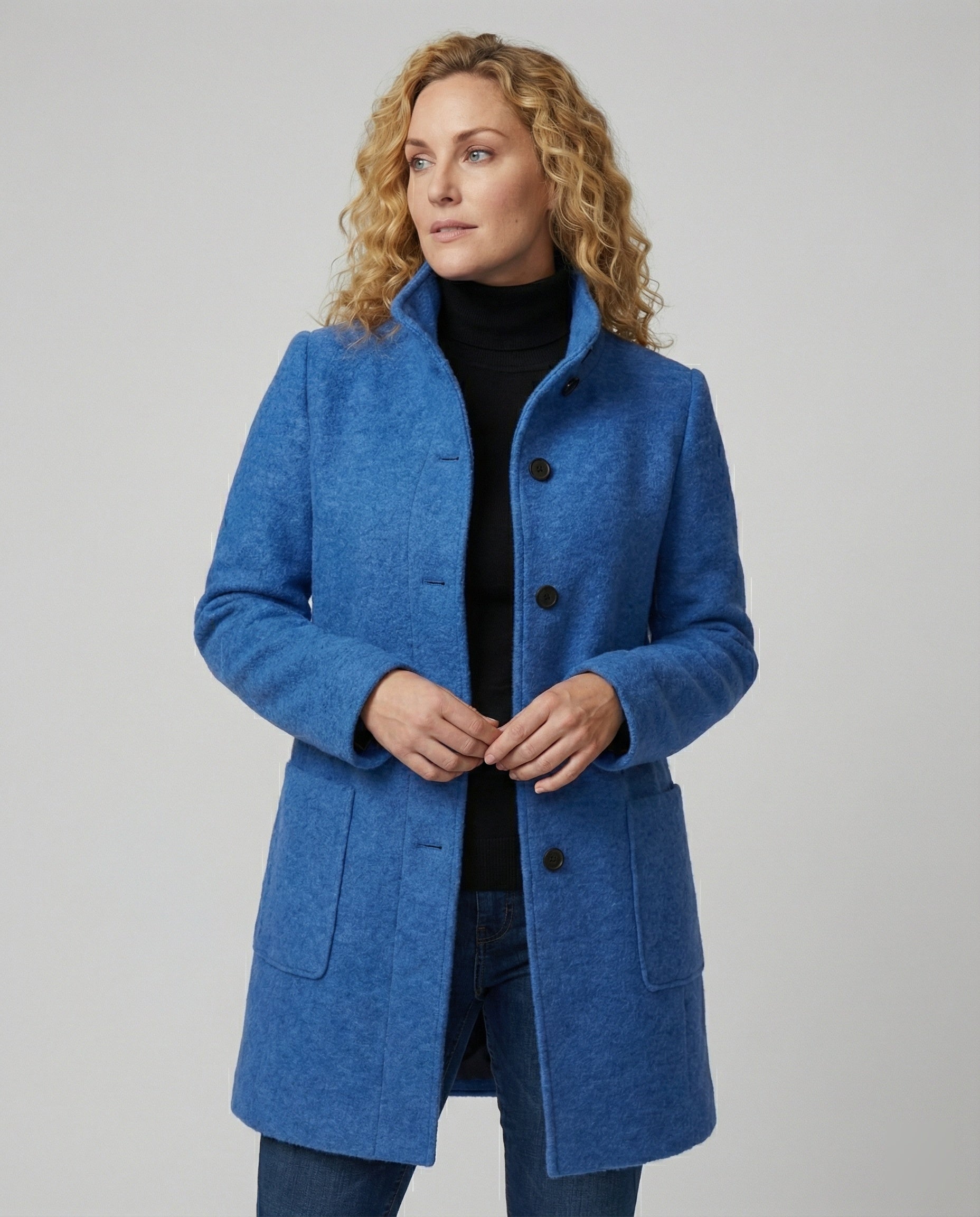 Elegante Wolljacke Warme Damenjacke Stilvoll - BerlinGlamour