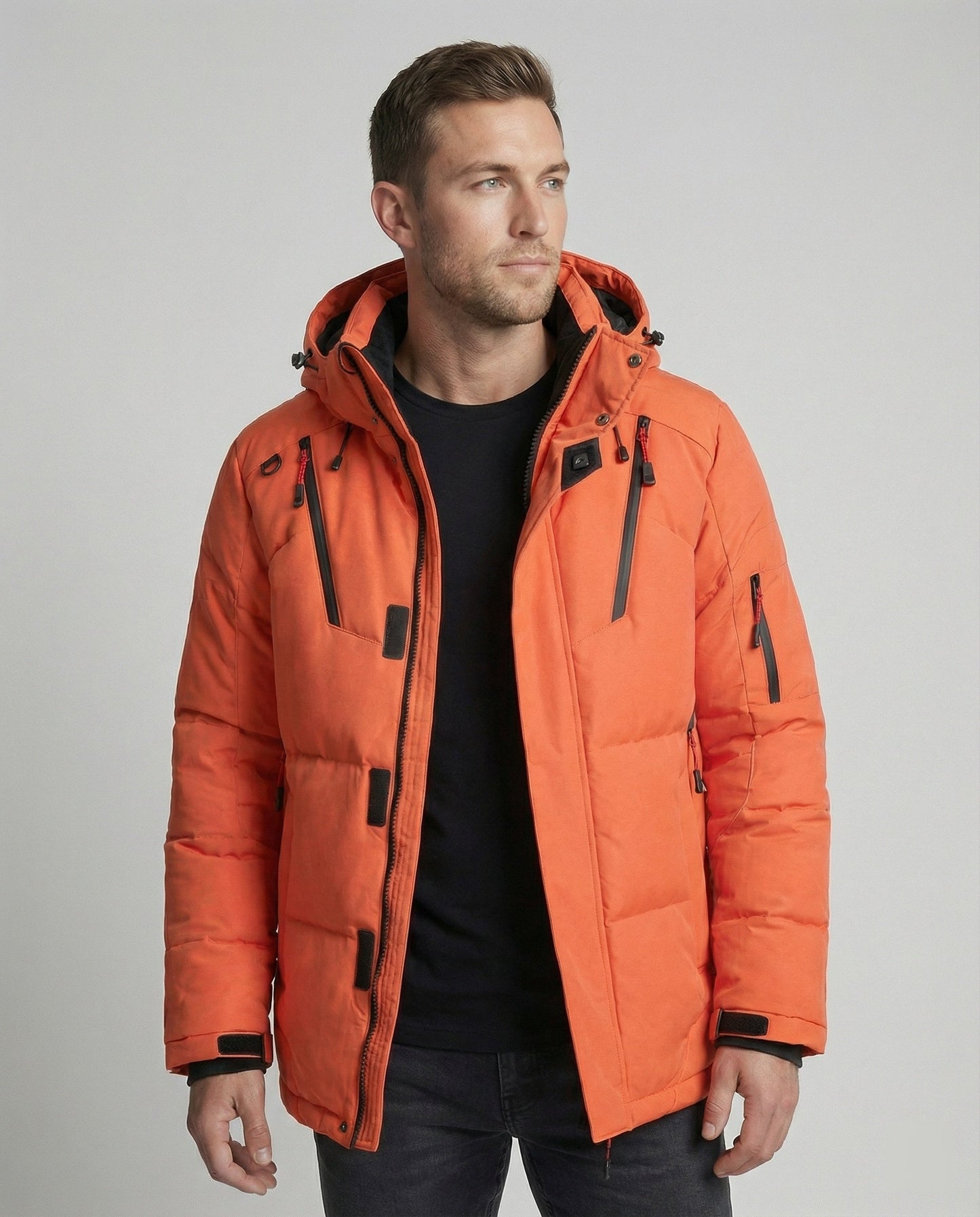 Herren Winterjacke Warm Isoliert Wasserabweisend - BerlinGlamour