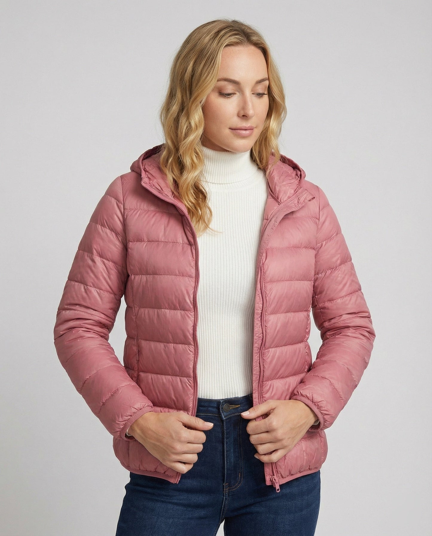 Ultraleichte Wattierte Jacke Damen Warm