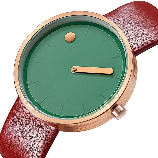 Herrenuhr Quarz Schwarz Luxus Designer Uhr Einfach - BerlinGlamour