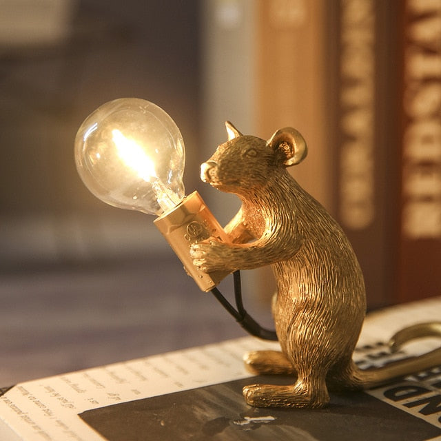 Mäuselampe Jerry Dekorlampe für Zuhause Modern