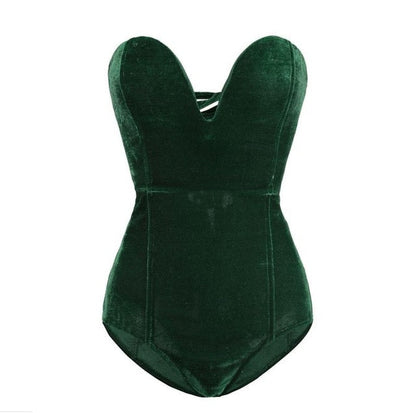 Bodysuit Damen Glitzer Sexy Abendkleid