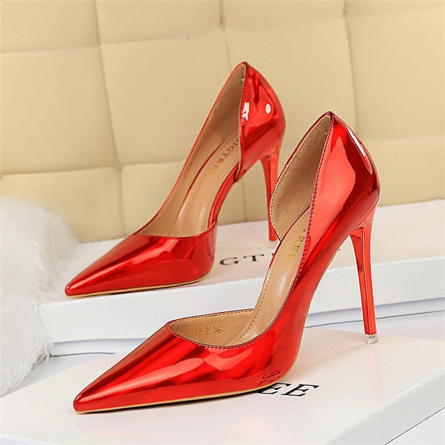 Stiletto Schuhe Damen Hochzeit Absatz Slim