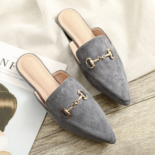 Damen Schuhe Slingpantoletten Elegant Berlin Stil