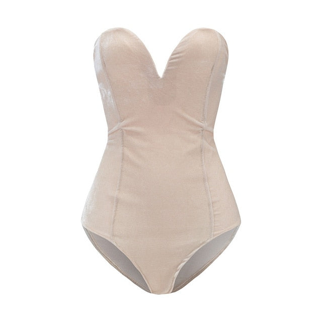 Bodysuit Damen Glitzer Sexy Abendkleid