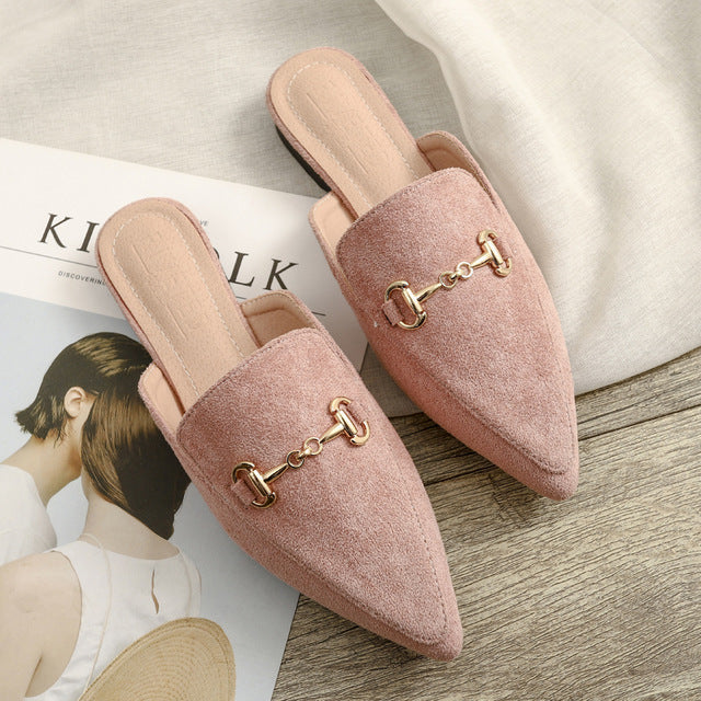 Damen Schuhe Slingpantoletten Elegant Berlin Stil