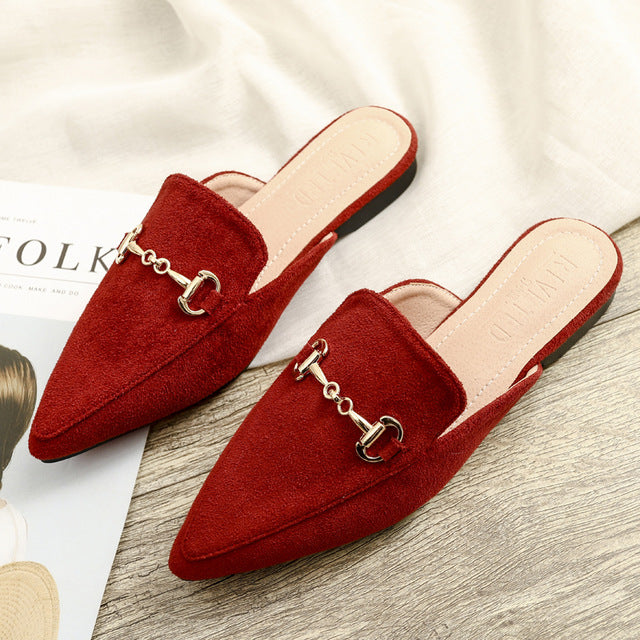 Damen Schuhe Slingpantoletten Elegant Berlin Stil