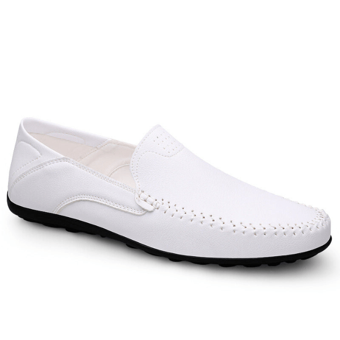 Handgefertigte Herren Mokassins Leder Luxus Loafers Elegante Verarbeitung