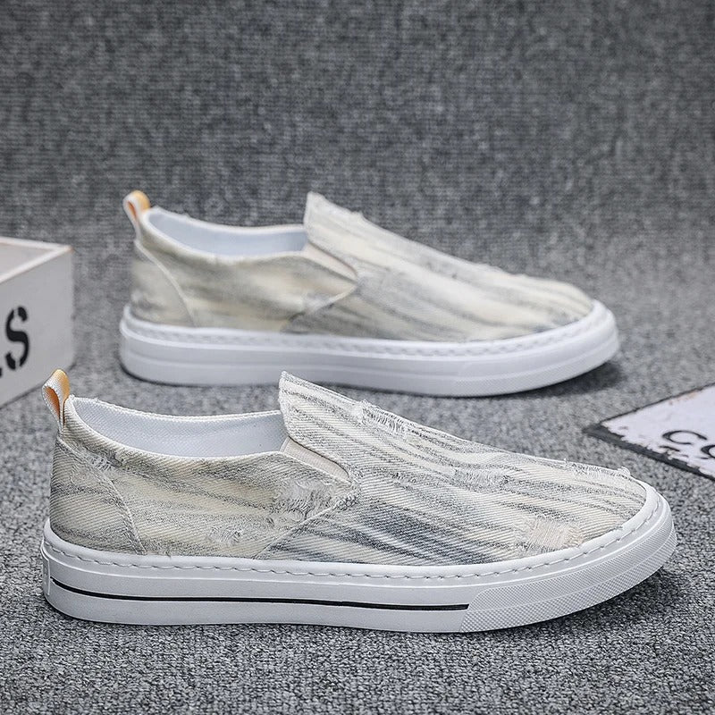 Bequeme Leinwand-Sneaker Frauen Schuhe - BerlinGlamour